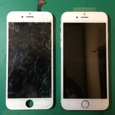 iPhone6画面修理後